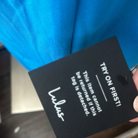 Lulus NWT Midi One Shoulder Dress Size M - Picture 5 of 5